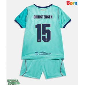 Barcelona Andreas Christensen #15 Replika Babytøj Tredje sæt Børn 2026-27 Kortærmet (+ Korte bukser)